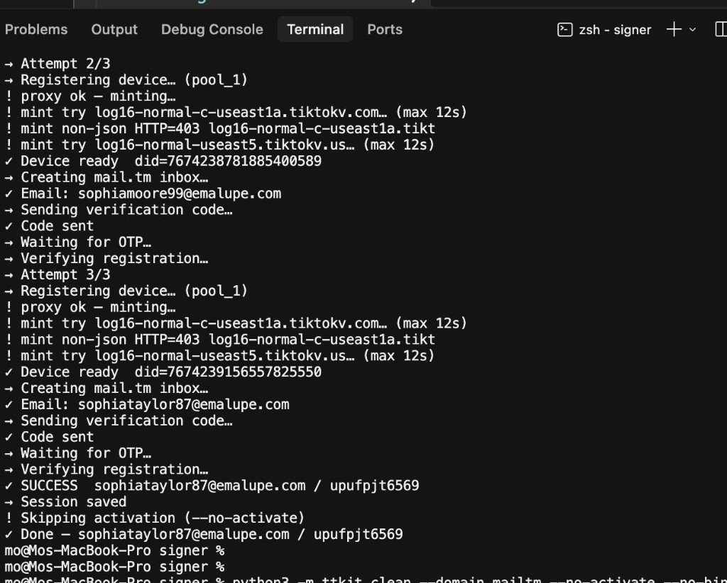 ttkit_clean - نظام إنشاء حسابات تيك توك الاحترافي 2